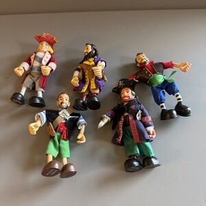 Lot of 5 Odyssey World Stars Figures 2006 Pirate Legends *Missing Accessories*